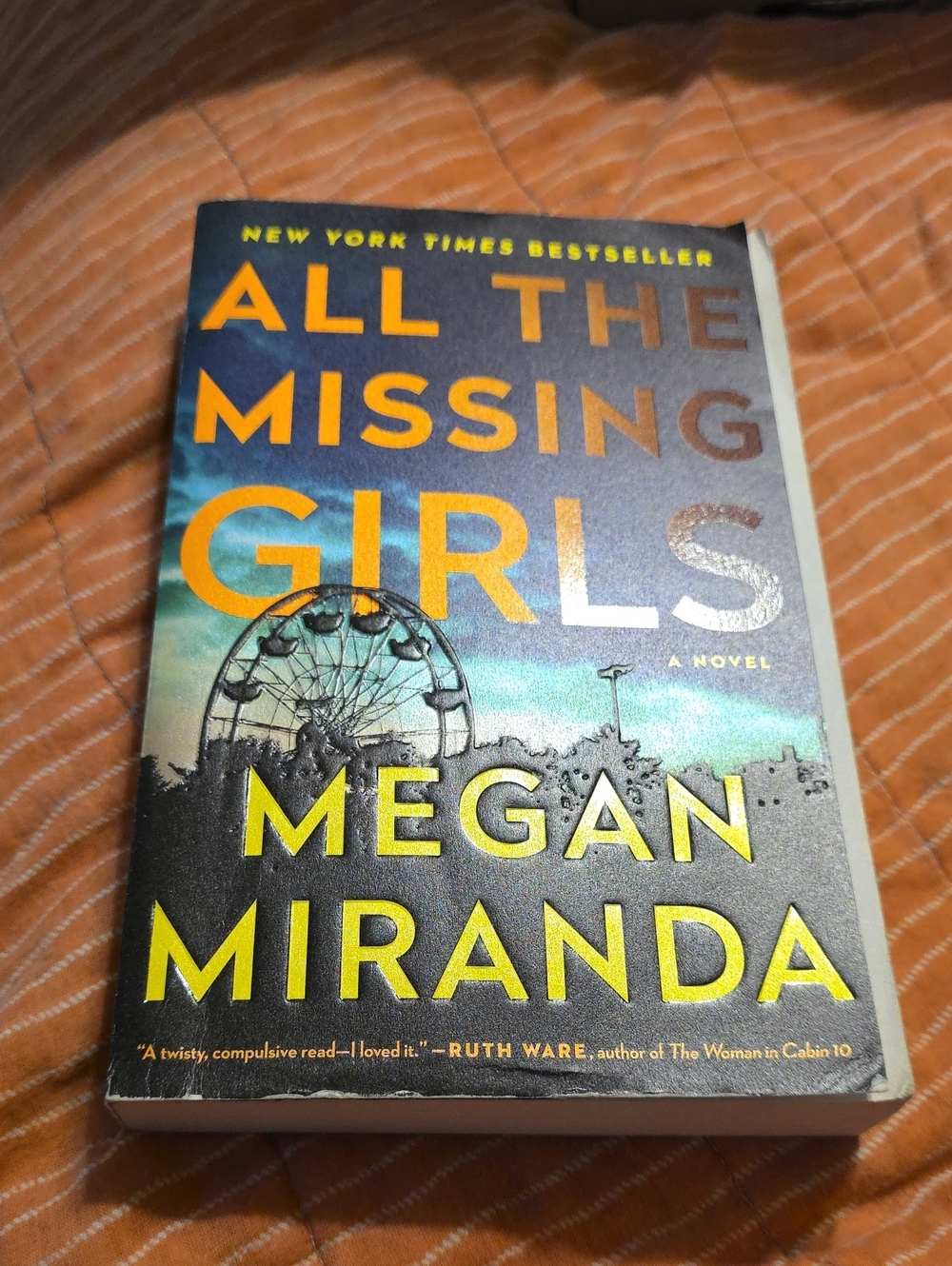 All The Missing Girls - Yellow & Blue Paperback Novel